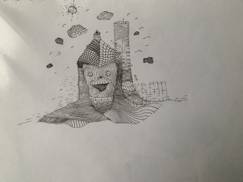 Crumbling Head