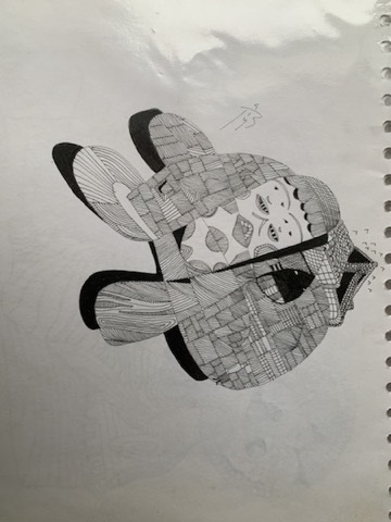 Patchwork Head